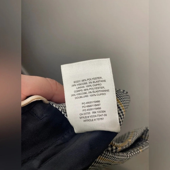 NWOT Wilfred New Classic  Mini Skirt // Black/Cairo Gold - Picture 5 of 8